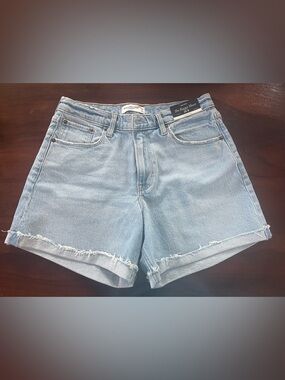 Abercrombie & Fitch Curve Love Mid Rise Baggy Short